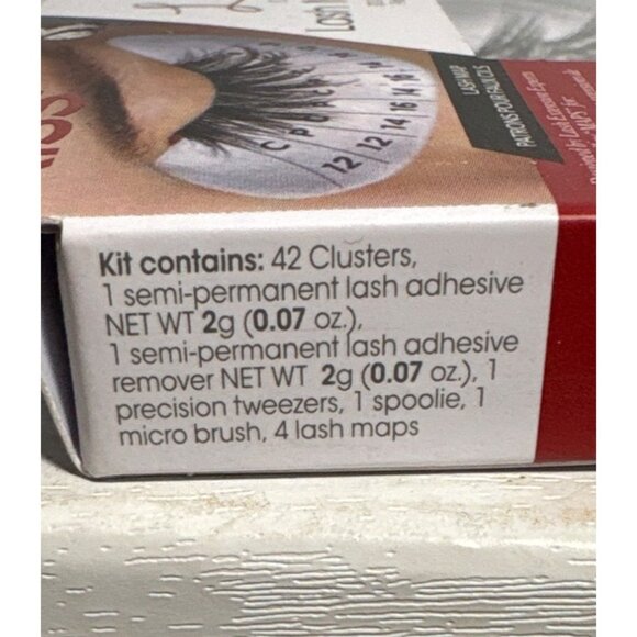 Kiss Lash Couture Mapping Kit 3D DIY Faux Extensions W/ Adhesive & Tools - Picture 5 of 7